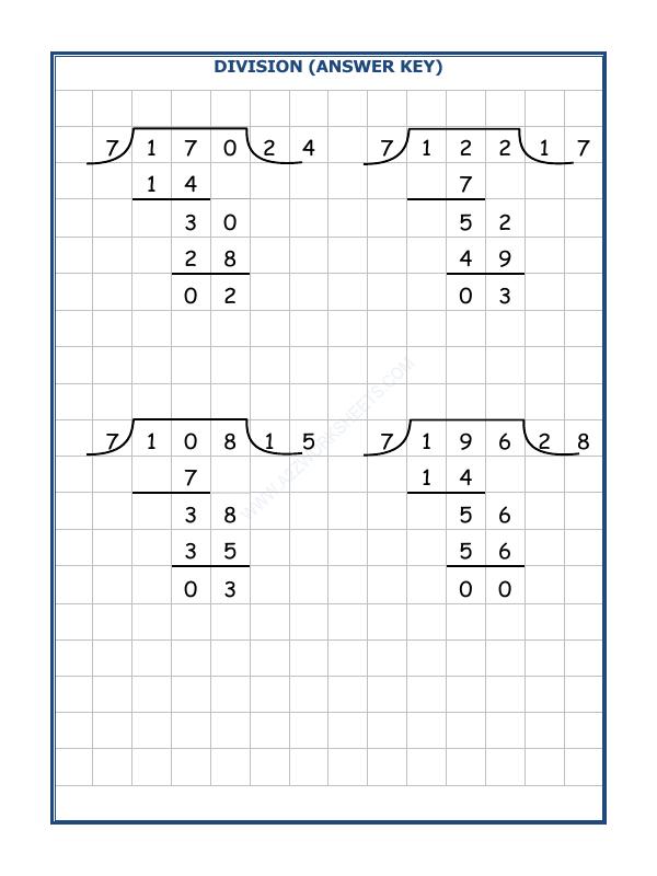 A2ZWorksheets:Maths-Division-Division By 7 - 36