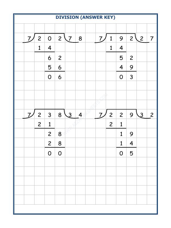 A2ZWorksheets:Maths-Division-Division By 7 - 37
