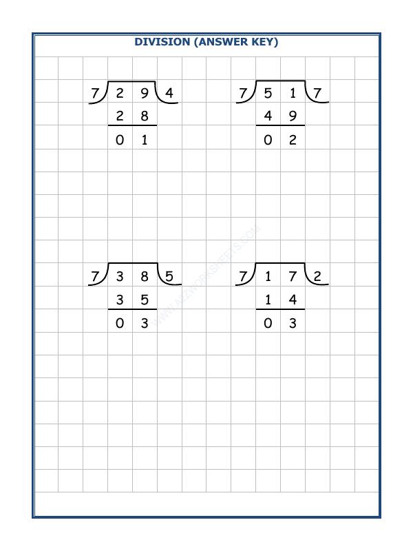 A2ZWorksheets:Maths-Division-Division By 7 - 49