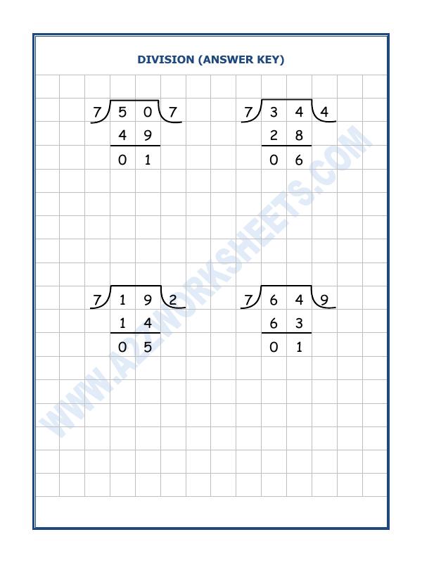 A2ZWorksheets:Maths-Division-Division By 7 - 52