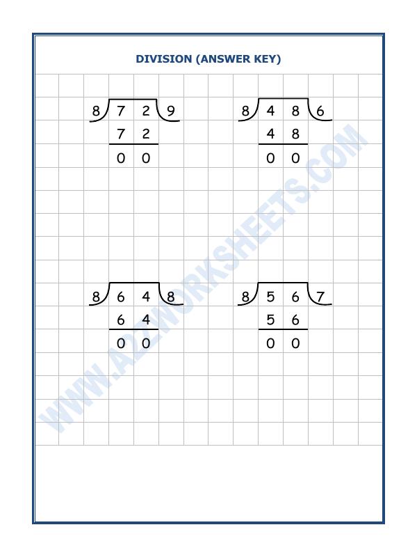A2ZWorksheets:Maths-Division-Division By 8 - 1