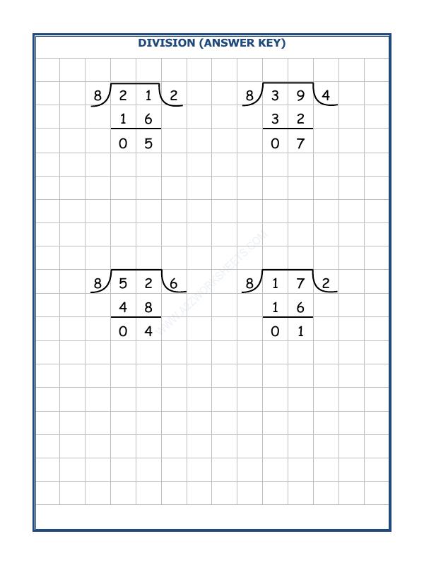 A2ZWorksheets:Maths-Division-Division By 8 - 8