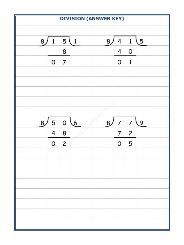 A2ZWorksheets:Maths-Division-Division By 8 - 13