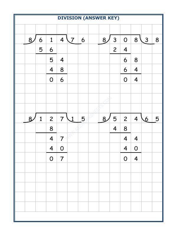 A2ZWorksheets:Maths-Division-Division By 8 - 21