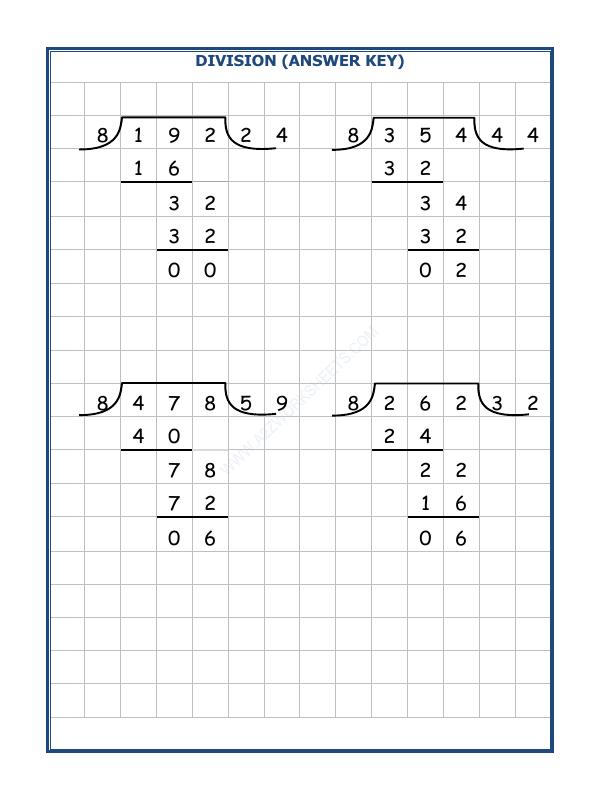 A2ZWorksheets:Maths-Division-Division By 8 - 24