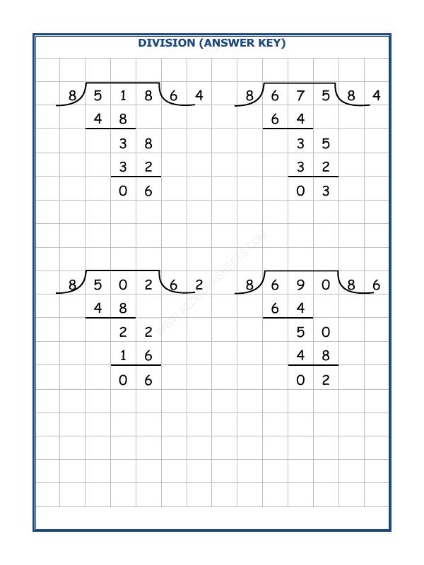 A2ZWorksheets:Maths-Division-Division By 8 - 28