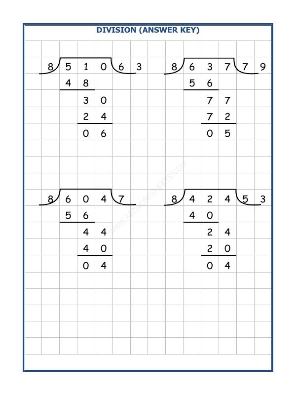 A2ZWorksheets:Maths-Division-Division By 8 - 30