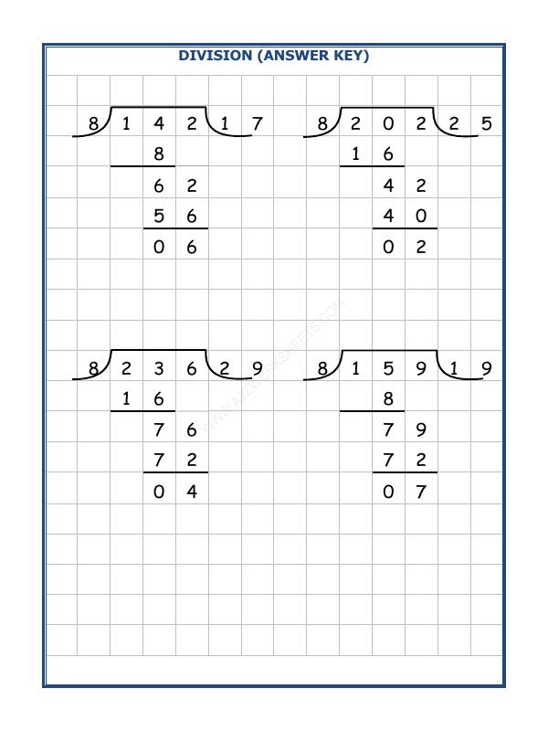 A2ZWorksheets:Maths-Division-Division By 8 - 31