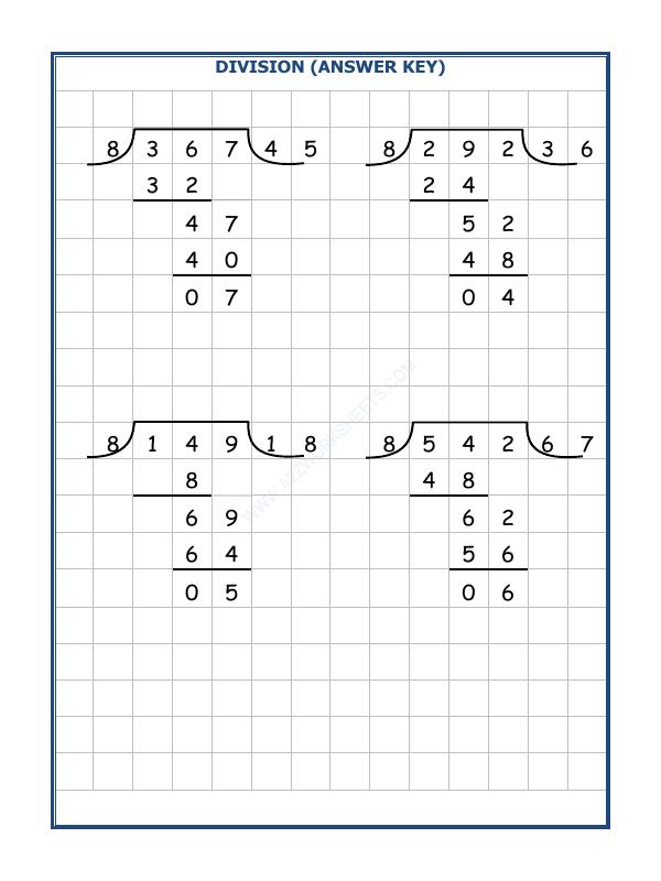 A2ZWorksheets:Maths-Division-Division By 8 - 34