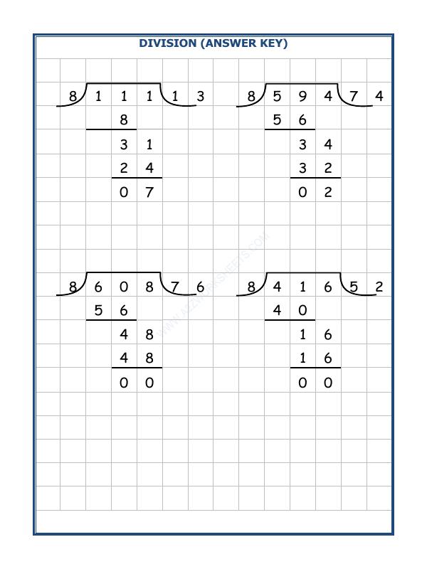 A2ZWorksheets:Maths-Division-Division By 8 - 35