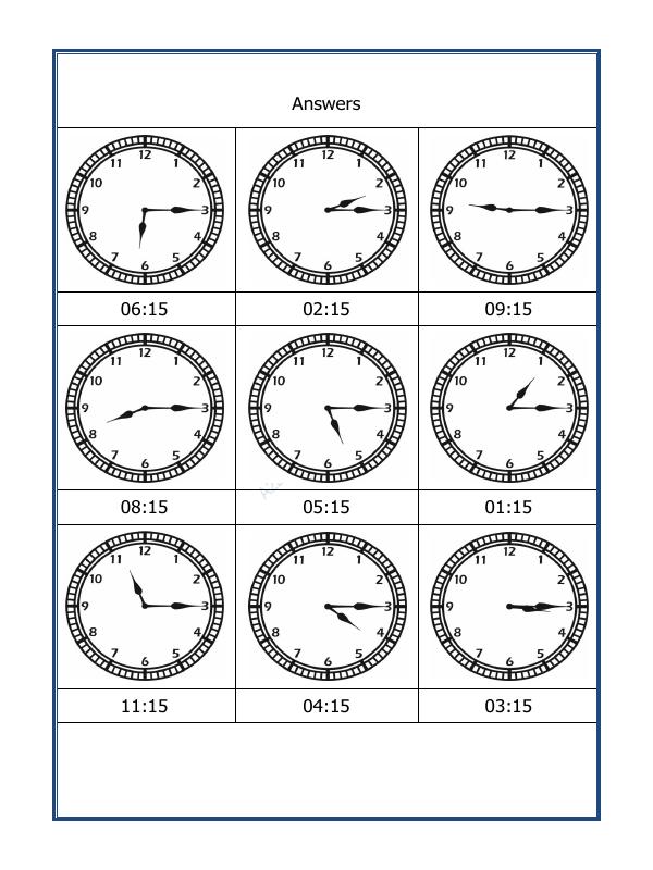 A2ZWorksheets:Maths-Measurement-Tell The Time - 07
