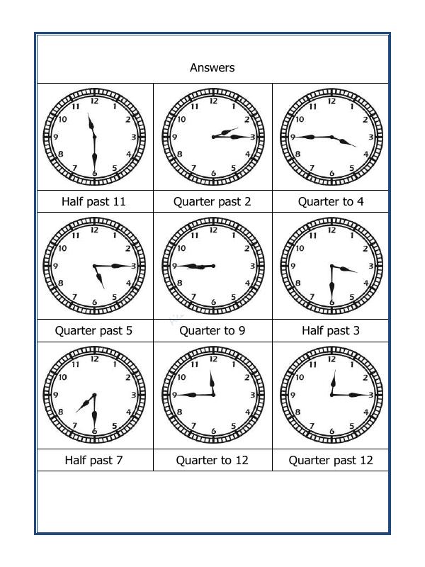 A2ZWorksheets:Maths-Measurement-Tell The Time - 21