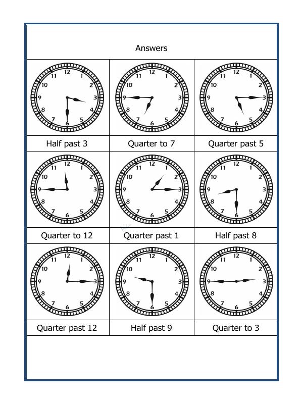 A2ZWorksheets:Maths-Measurement-Draw The Time - 15