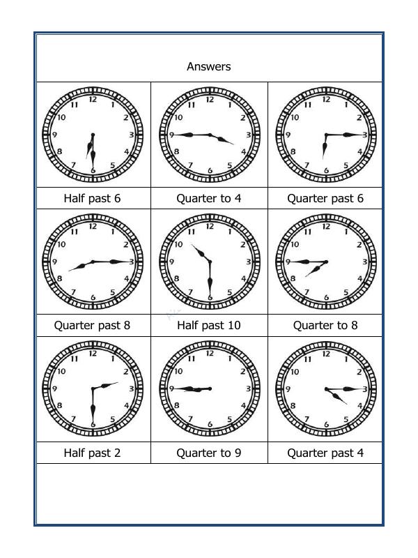 A2ZWorksheets:Maths-Measurement-Draw The Time - 18