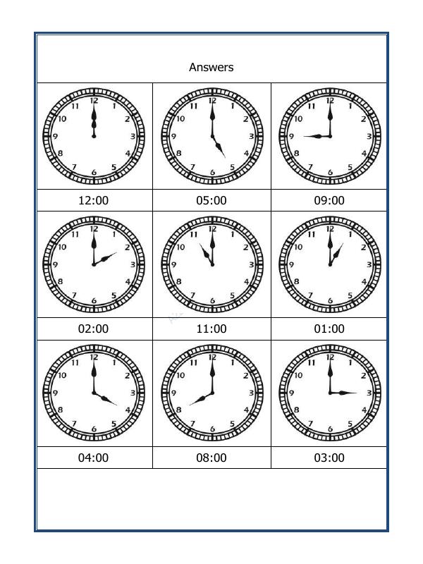 A2ZWorksheets:Maths-Measurement-Draw The Time - 19