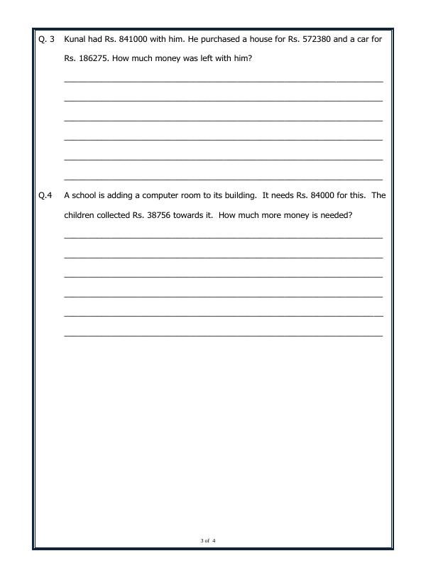 A2ZWorksheets:Maths-Subtraction-Subtraction