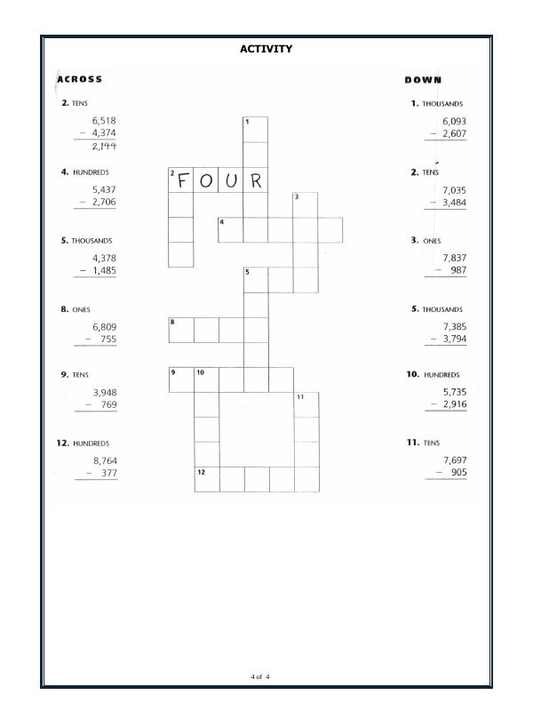 A2ZWorksheets:Maths-Subtraction-Subtraction