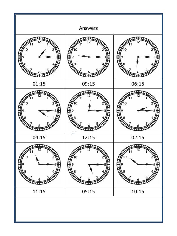 A2ZWorksheets:Maths-Measurement-Draw The Time - 36