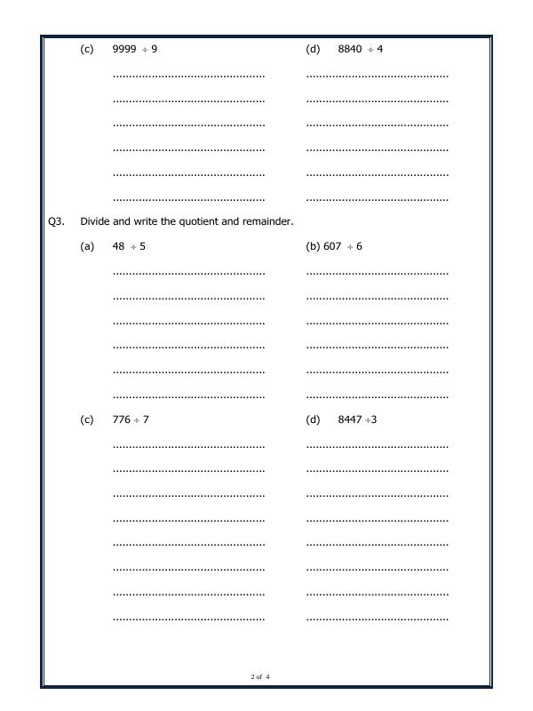 A2ZWorksheets:Maths-Division-Division