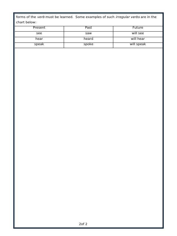 A2ZWorksheets:English-Grammar-Verb Past Tense