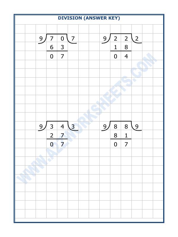 A2ZWorksheets:Maths-Division-Division By 9 - 8