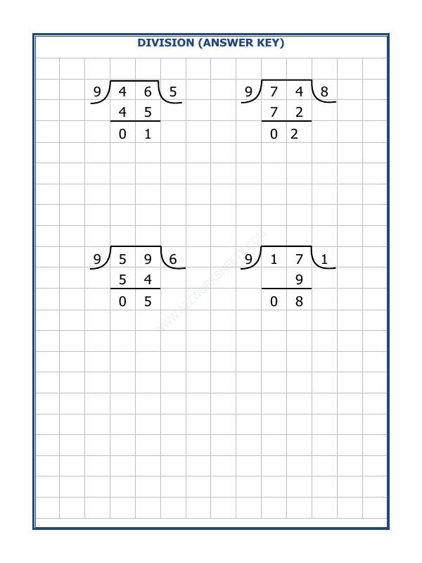 A2ZWorksheets:Maths-Division-Division By 9 - 14