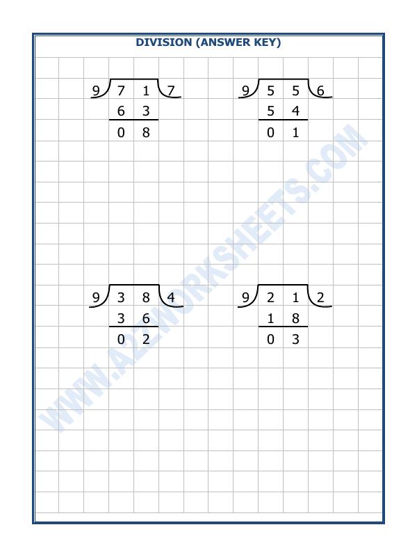 A2ZWorksheets:Maths-Division-Division By 9 - 19