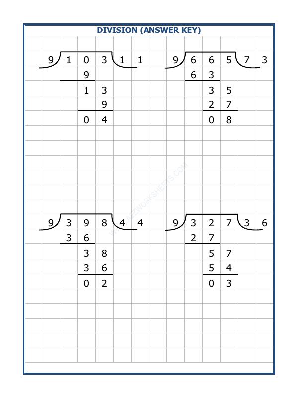 A2ZWorksheets:Maths-Division-Division By 9 - 26