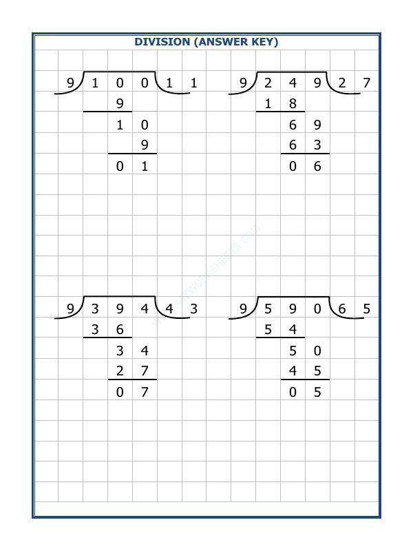 A2ZWorksheets:Maths-Division-Division By 9 - 55