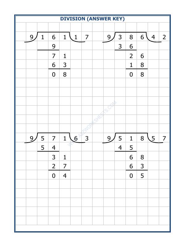 A2ZWorksheets:Maths-Division-Division By 9 - 64