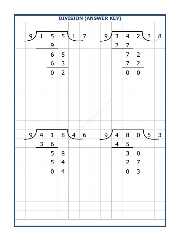 A2ZWorksheets:Maths-Division-Division By 9 - 86