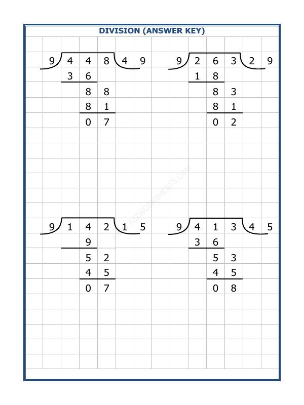 A2ZWorksheets:Maths-Division-Division By 9 - 88