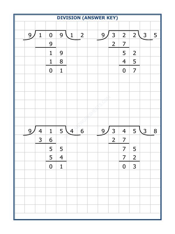 A2ZWorksheets:Maths-Division-Division By 9 - 91