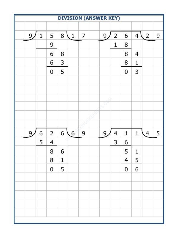 A2ZWorksheets:Maths-Division-Division By 9 - 100
