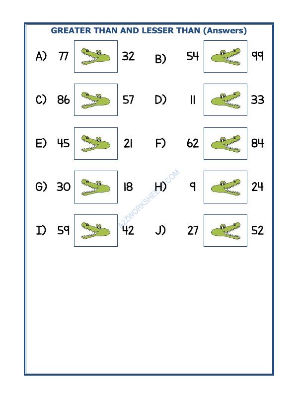 A2ZWorksheets:Maths-Numbers-Put The Sign Greater, Lesser And Equal To - 04