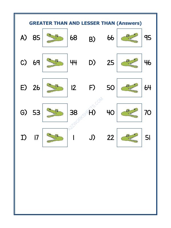 A2ZWorksheets:Maths-Numbers-Put The Sign Greater, Lesser And Equal To - 05