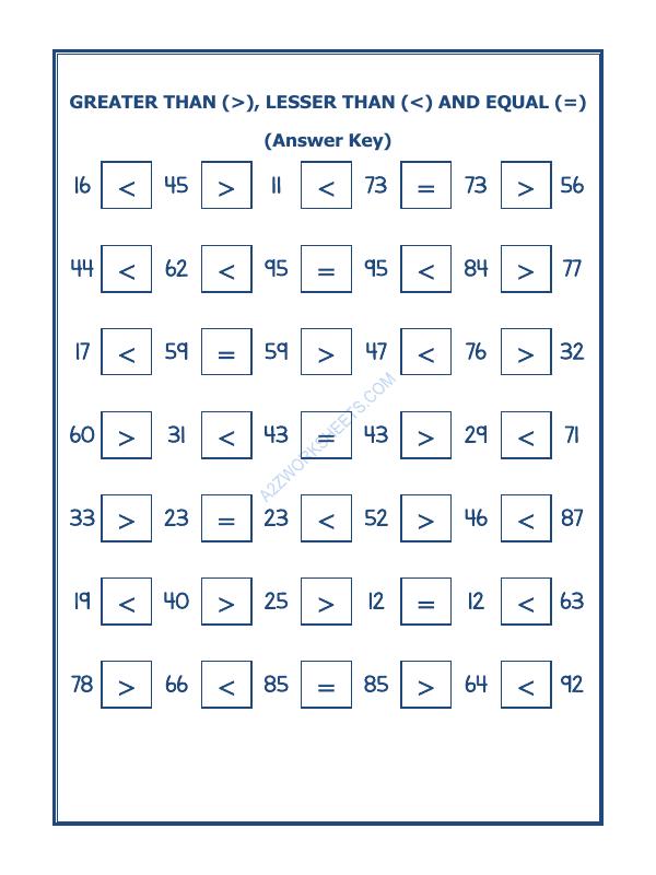 A2ZWorksheets:Maths-Numbers-Put The Sign Greater, Lesser And Equal To-17