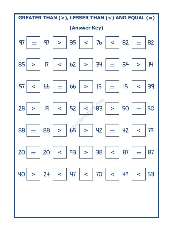 A2ZWorksheets:Maths-Numbers-Put The Sign Greater, Lesser And Equal To-23