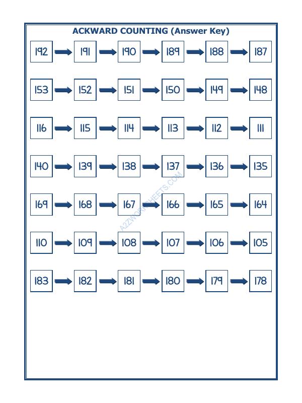 A2ZWorksheets:Maths-Numbers-Backward Counting - 09