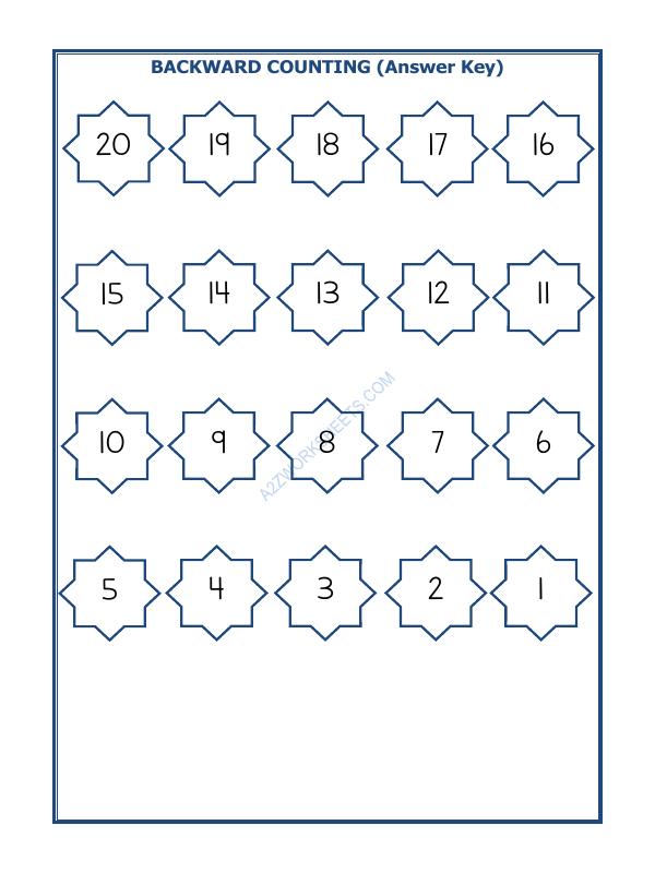 A2ZWorksheets:Maths-Numbers-Backward Counting - 21