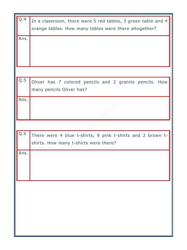 A2ZWorksheets:Maths-Addition-Addition Word Problems - 01