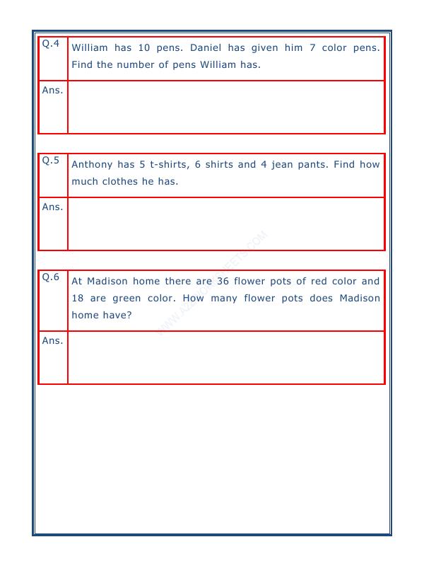 A2ZWorksheets:Maths-Addition-Addition Word Problems - 05