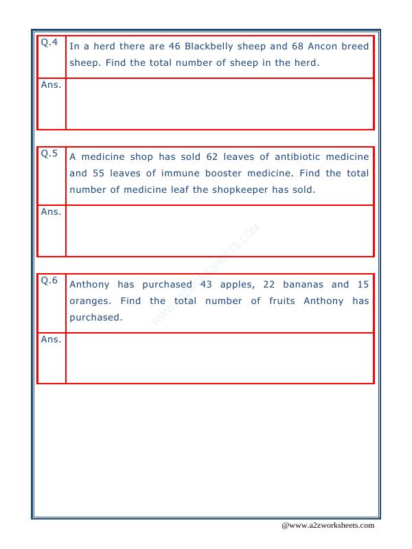 A2ZWorksheets:Maths-Addition-Addition Word Problems - 09