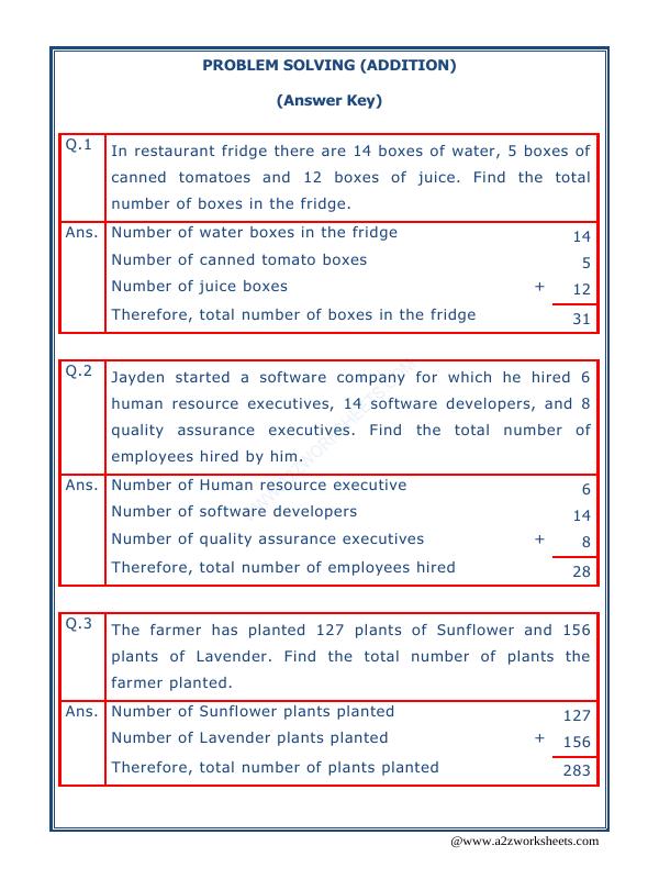 A2ZWorksheets:Maths-Addition-Addition Word Problems - 09