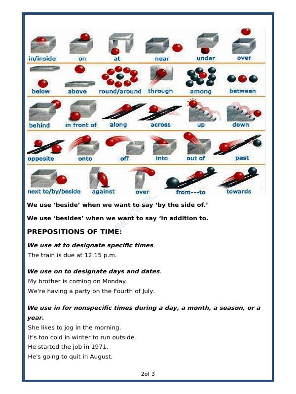 A2ZWorksheets:English-Grammar-Prepositions