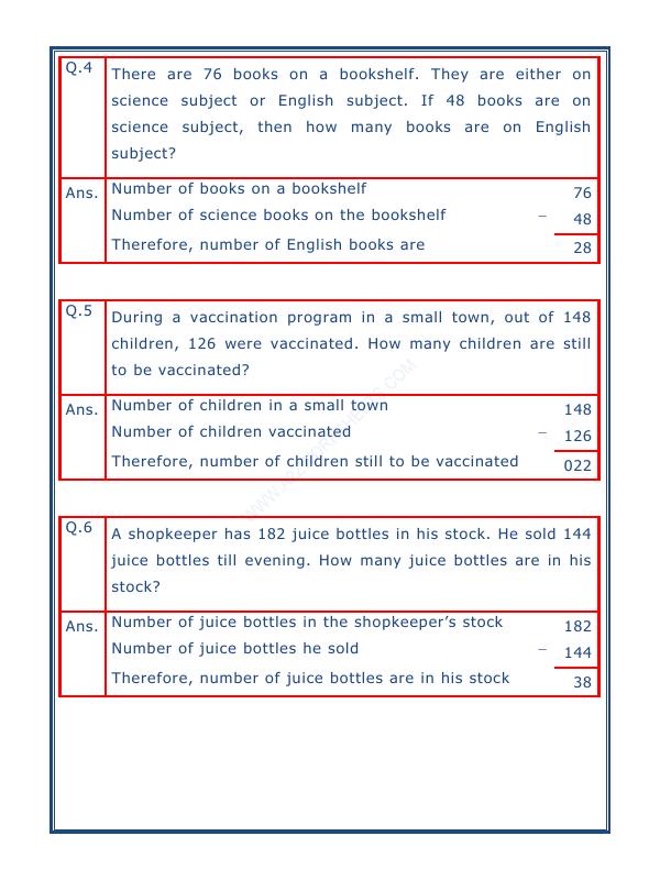 A2ZWorksheets:Maths-Subtraction-Subtraction Word Problems - 04