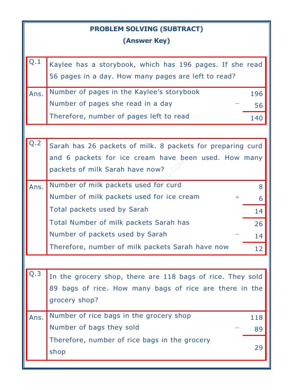 A2ZWorksheets:Maths-Subtraction-Subtraction Word Problems - 01