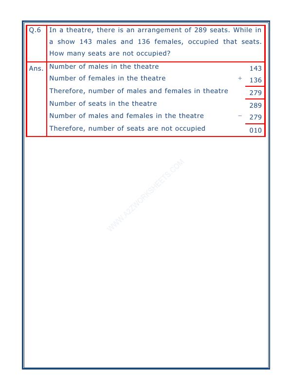 A2ZWorksheets:Maths-Subtraction-Subtraction Word Problems - 02