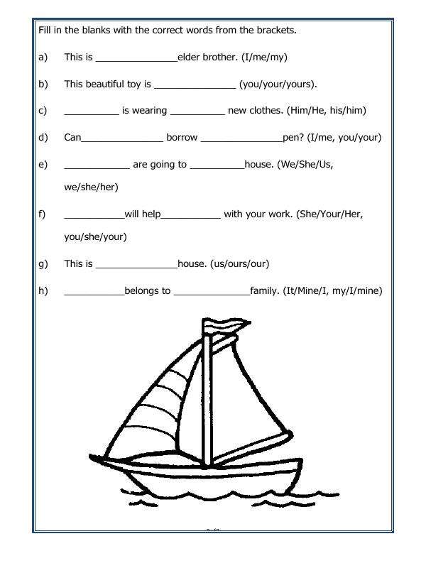 A2ZWorksheets:English-Grammar-Pronouns