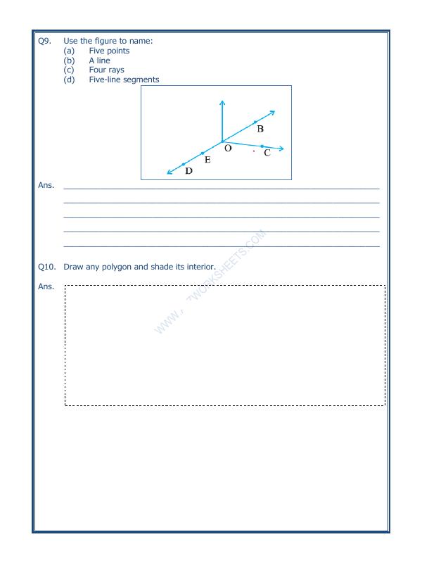 A2ZWorksheets:Maths-Geometry-Basic Geometrical Ideas-02